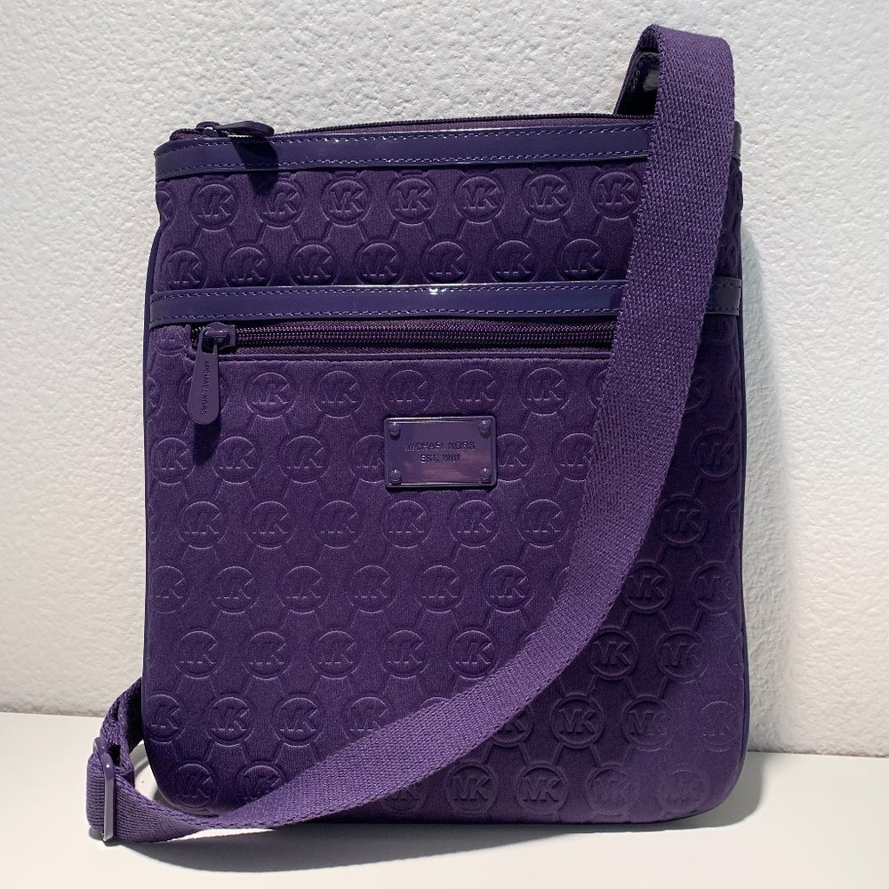 NWOT Michael Kors Neoprene Crossbody Messenger Bag